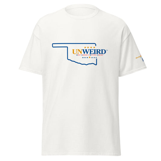 KAMA KEEP AMERICA MOVING AHEAD™ OKLAHOMA UNWEIRD™ COLLECTION SHIRT - WHITE