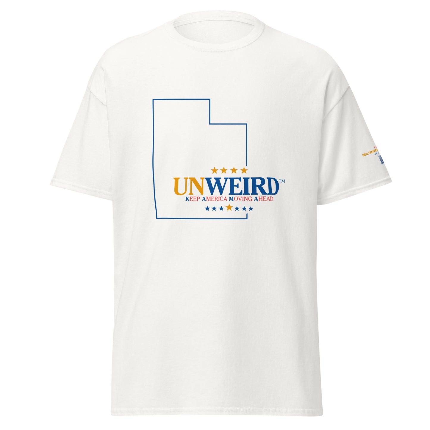 KAMA KEEP AMERICA MOVING AHEAD™ UTAH UNWEIRD™ COLLECTION SHIRT - WHITE