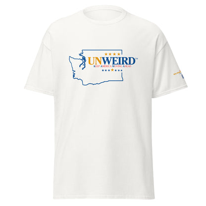 KAMA KEEP AMERICA MOVING AHEAD™ WASHINGTON UNWEIRD™ COLLECTION SHIRT - WHITE