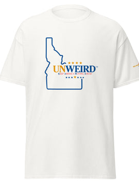 KAMA KEEP AMERICA MOVING AHEAD™ IDAHO UNWEIRD™ COLLECTION SHIRT - WHITE