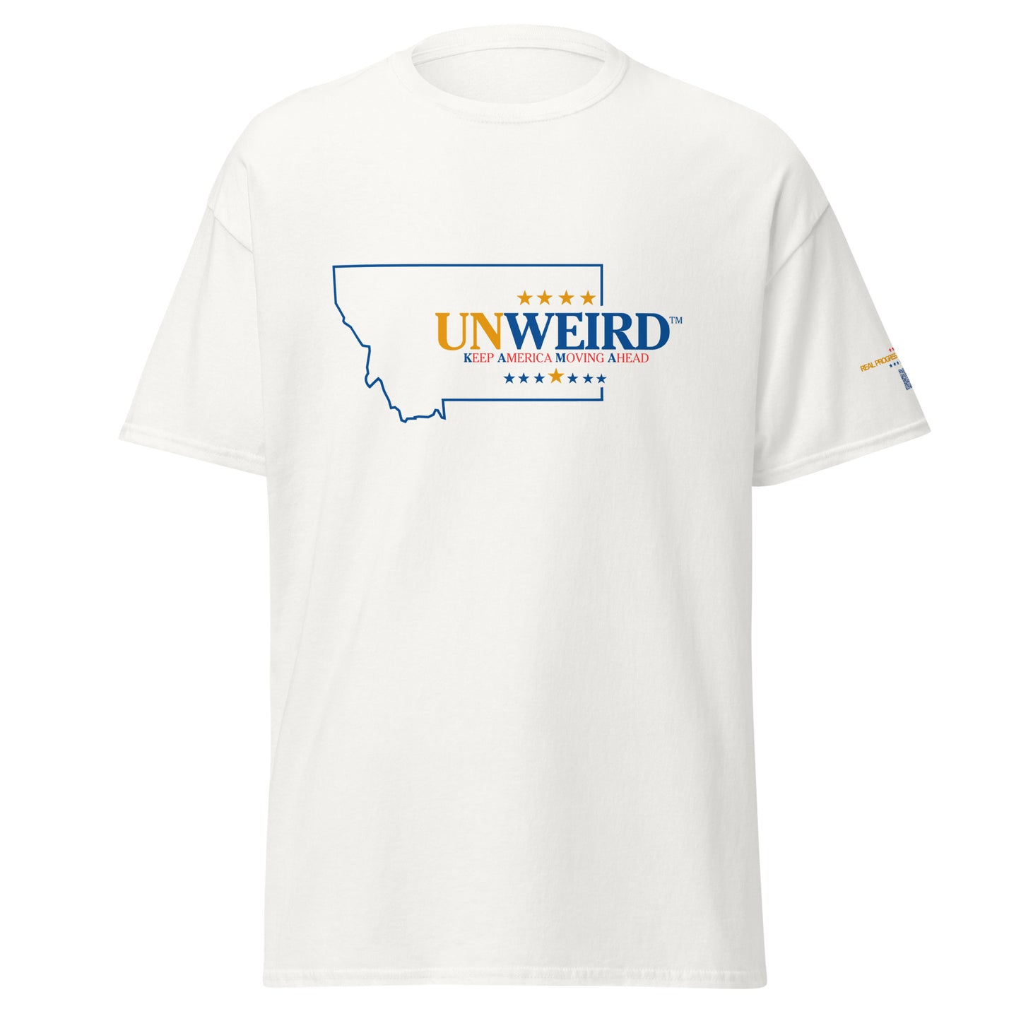 KAMA KEEP AMERICA MOVING AHEAD™ MONTANA UNWEIRD™ COLLECTION SHIRT - WHITE