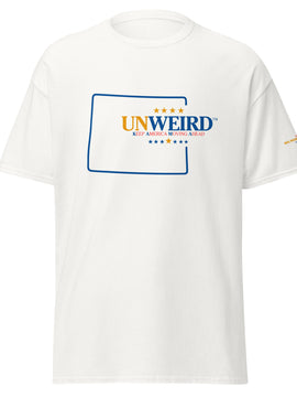 KAMA KEEP AMERICA MOVING AHEAD™ WYOMING UNWEIRD™ COLLECTION SHIRT - WHITE