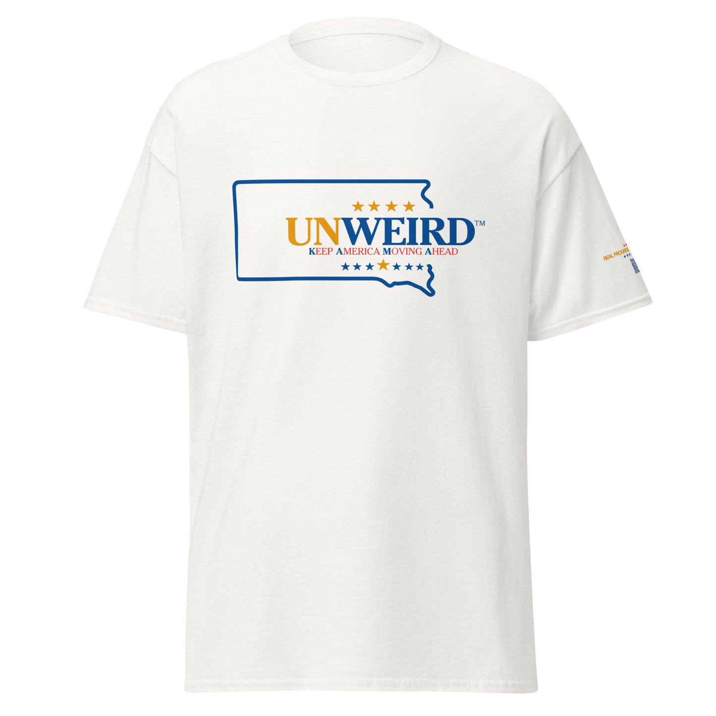 KAMA KEEP AMERICA MOVING AHEAD™ SOUTH DAKOTA UNWEIRD™ COLLECTION SHIRT - WHITE