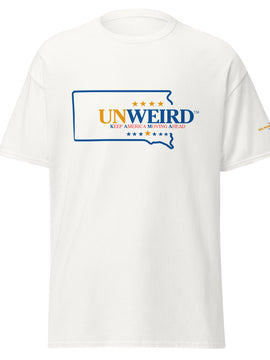 KAMA KEEP AMERICA MOVING AHEAD™ SOUTH DAKOTA UNWEIRD™ COLLECTION SHIRT - WHITE