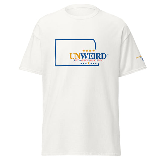 KAMA KEEP AMERICA MOVING AHEAD™ NORTH DAKOTA UNWEIRD™ COLLECTION SHIRT - WHITE