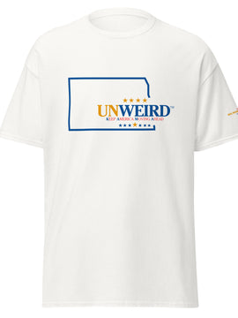 KAMA KEEP AMERICA MOVING AHEAD™ NORTH DAKOTA UNWEIRD™ COLLECTION SHIRT - WHITE