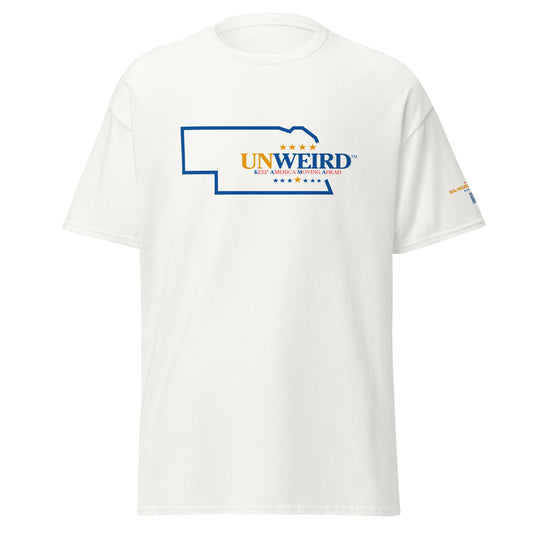 KAMA KEEP AMERICA MOVING AHEAD™ NEBRASKA UNWEIRD™ COLLECTION SHIRT - WHITE