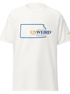 KAMA KEEP AMERICA MOVING AHEAD™ KANSAS UNWEIRD™ COLLECTION SHIRT - WHITE