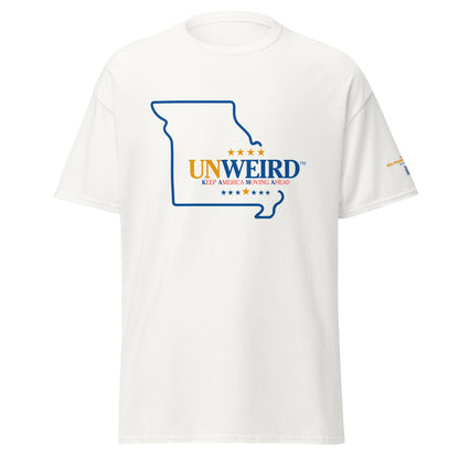 KAMA KEEP AMERICA MOVING AHEAD™ MISSOURI UNWEIRD™ COLLECTION SHIRT - WHITE