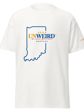 KAMA KEEP AMERICA MOVING AHEAD™ INDIANA UNWEIRD™ COLLECTION SHIRT - WHITE