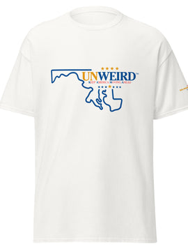 KAMA KEEP AMERICA MOVING AHEAD™ MARYLAND UNWEIRD™ COLLECTION SHIRT - WHITE