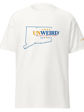 KAMA KEEP AMERICA MOVING AHEAD™ CONNECTICUT UNWEIRD™ COLLECTION SHIRT - WHITE