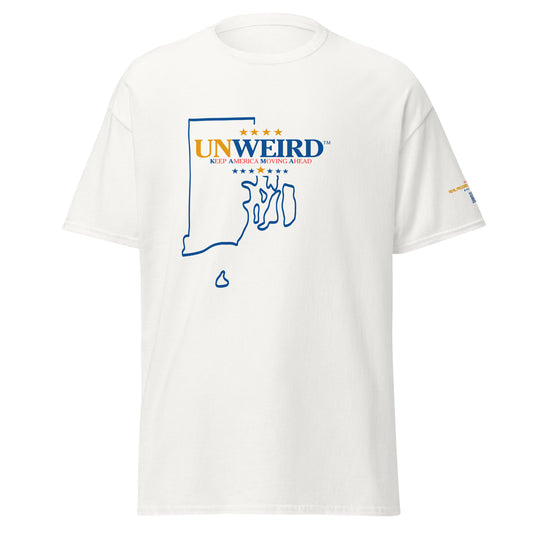 KAMA KEEP AMERICA MOVING AHEAD™ RHODE ISLAND UNWEIRD™ COLLECTION SHIRT - WHITE