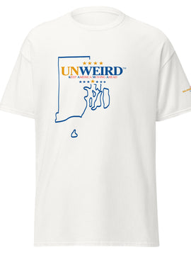 KAMA KEEP AMERICA MOVING AHEAD™ RHODE ISLAND UNWEIRD™ COLLECTION SHIRT - WHITE