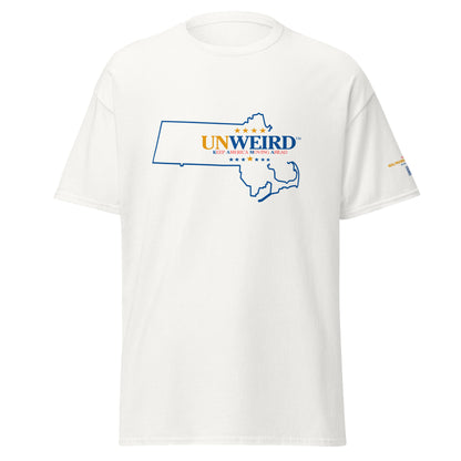 KAMA KEEP AMERICA MOVING AHEAD™ MASSACHUSETTS UNWEIRD™ COLLECTION SHIRT - WHITE