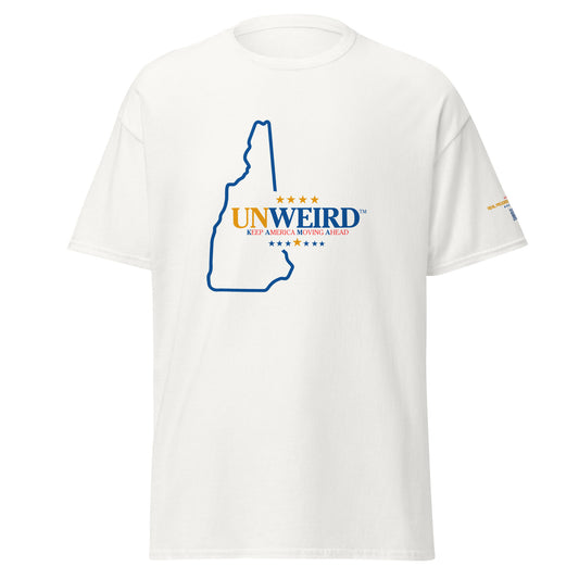 KAMA KEEP AMERICA MOVING AHEAD™ NEW HAMPSHIRE UNWEIRD™ COLLECTION SHIRT - WHITE