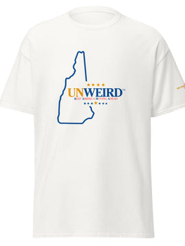 KAMA KEEP AMERICA MOVING AHEAD™ NEW HAMPSHIRE UNWEIRD™ COLLECTION SHIRT - WHITE