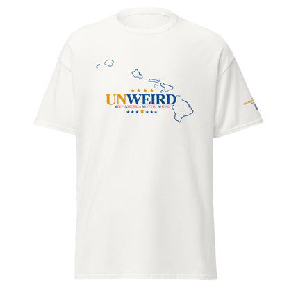 KAMA KEEP AMERICA MOVING AHEAD™ HAWAII UNWEIRD™ COLLECTION SHIRT - WHITE