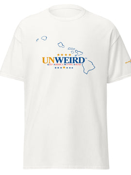 KAMA KEEP AMERICA MOVING AHEAD™ HAWAII UNWEIRD™ COLLECTION SHIRT - WHITE