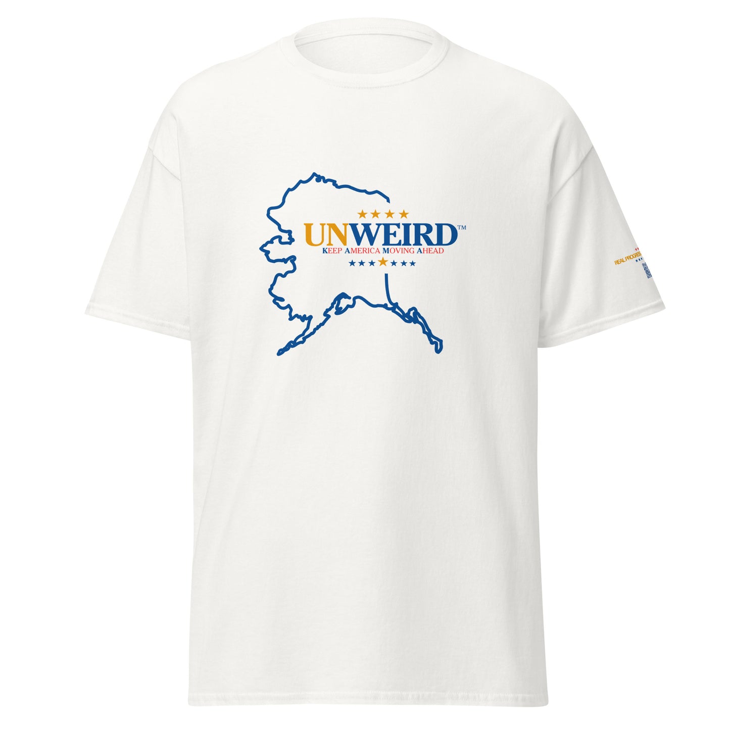 KAMA KEEP AMERICA MOVING AHEAD™ ALASKA UNWEIRD™ COLLECTION SHIRT - WHITE