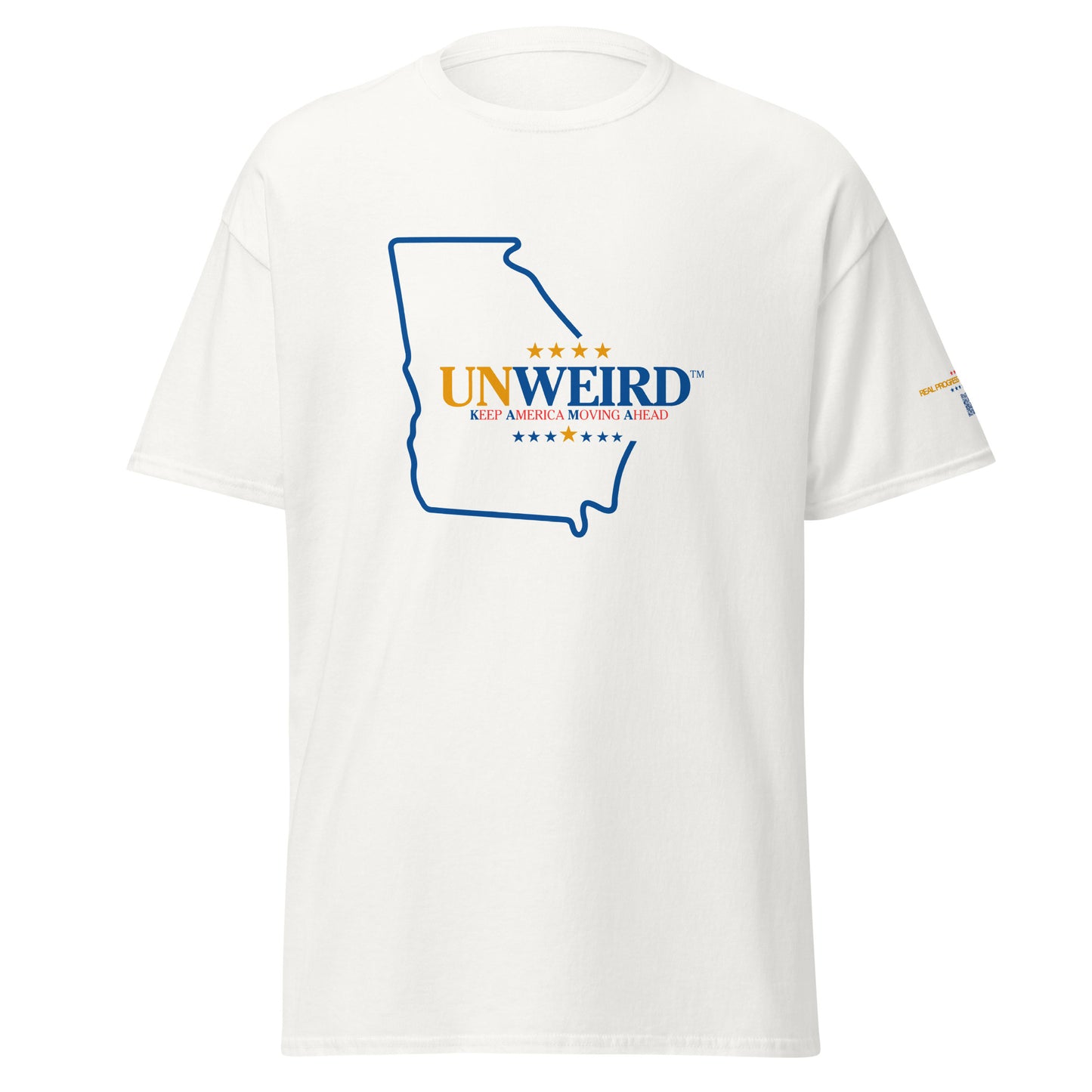 KAMA KEEP AMERICA MOVING AHEAD™ GEORGIA UNWEIRD™ COLLECTION SHIRT - WHITE