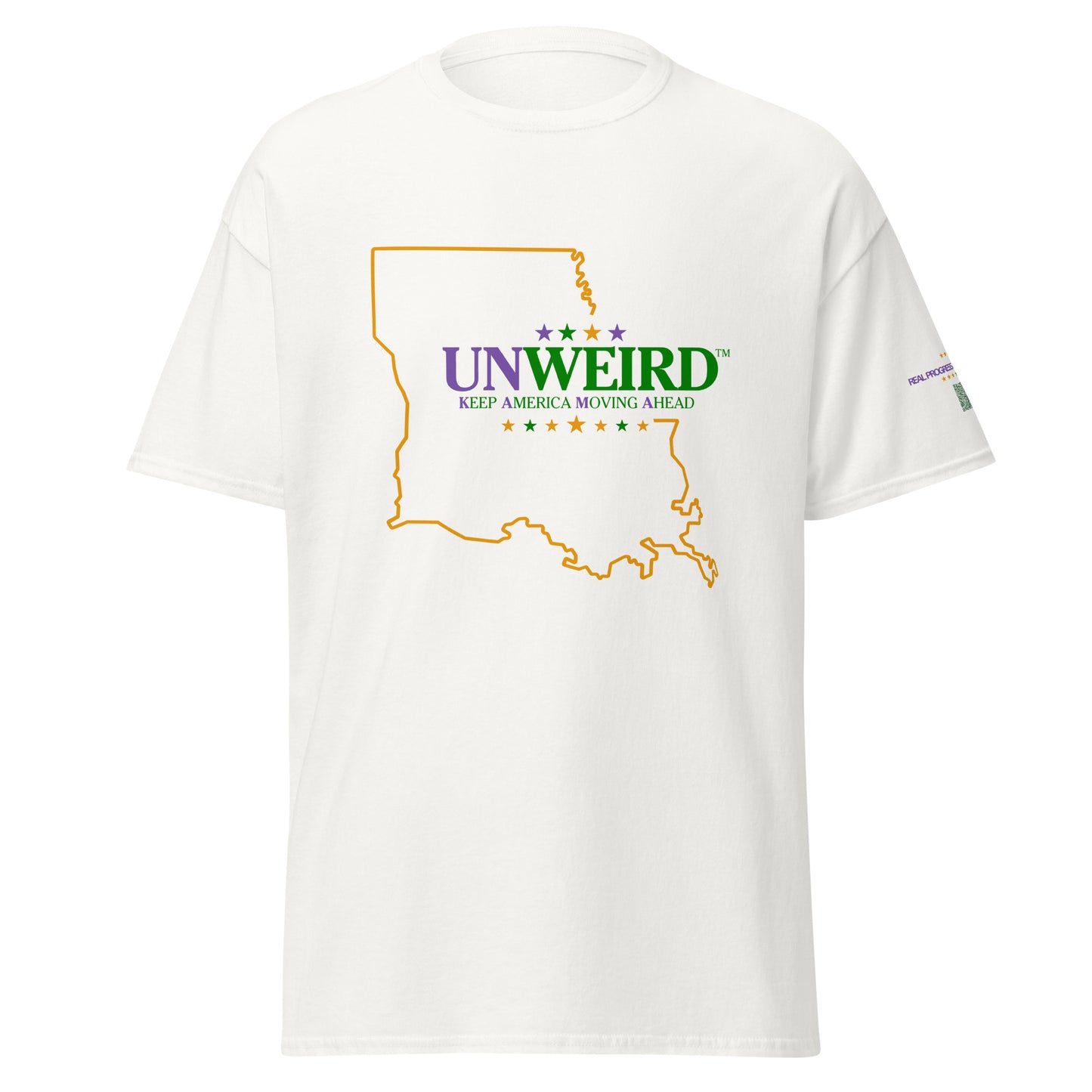 KAMA KEEP AMERICA MOVING AHEAD™ LOUISIANA UNWEIRD™ COLLECTION SHIRT - WHITE (WATCH PARTY)