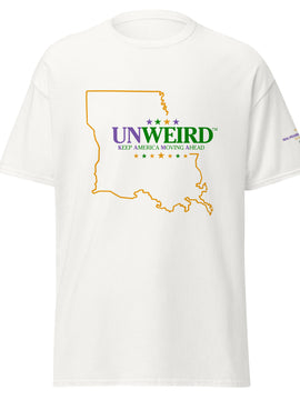 KAMA KEEP AMERICA MOVING AHEAD™ LOUISIANA UNWEIRD™ COLLECTION SHIRT - WHITE (WATCH PARTY)