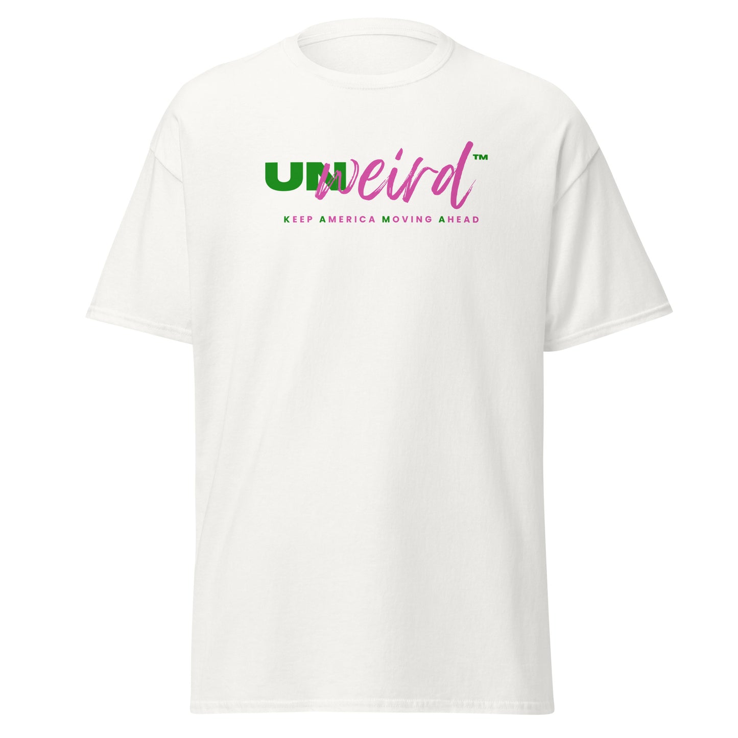 KAMA KEEP AMERICA MOVING AHEAD™ PINK & GREEN UNWEIRD™ COLLECTION SHIRT