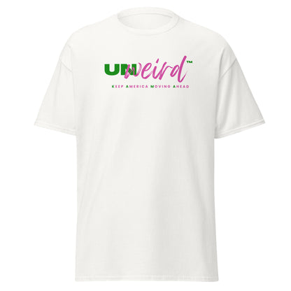 KAMA KEEP AMERICA MOVING AHEAD™ PINK & GREEN UNWEIRD™ COLLECTION SHIRT