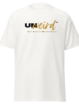 KAMA KEEP AMERICA MOVING AHEAD™ BLACK & GOLD UNWEIRD™ COLLECTION SHIRT (WATCH PARTY)
