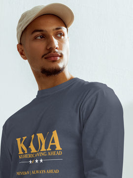 KAMA KEEP AMERICA MOVING AHEAD™ LONG SLEEVE SHIRT - BLUE