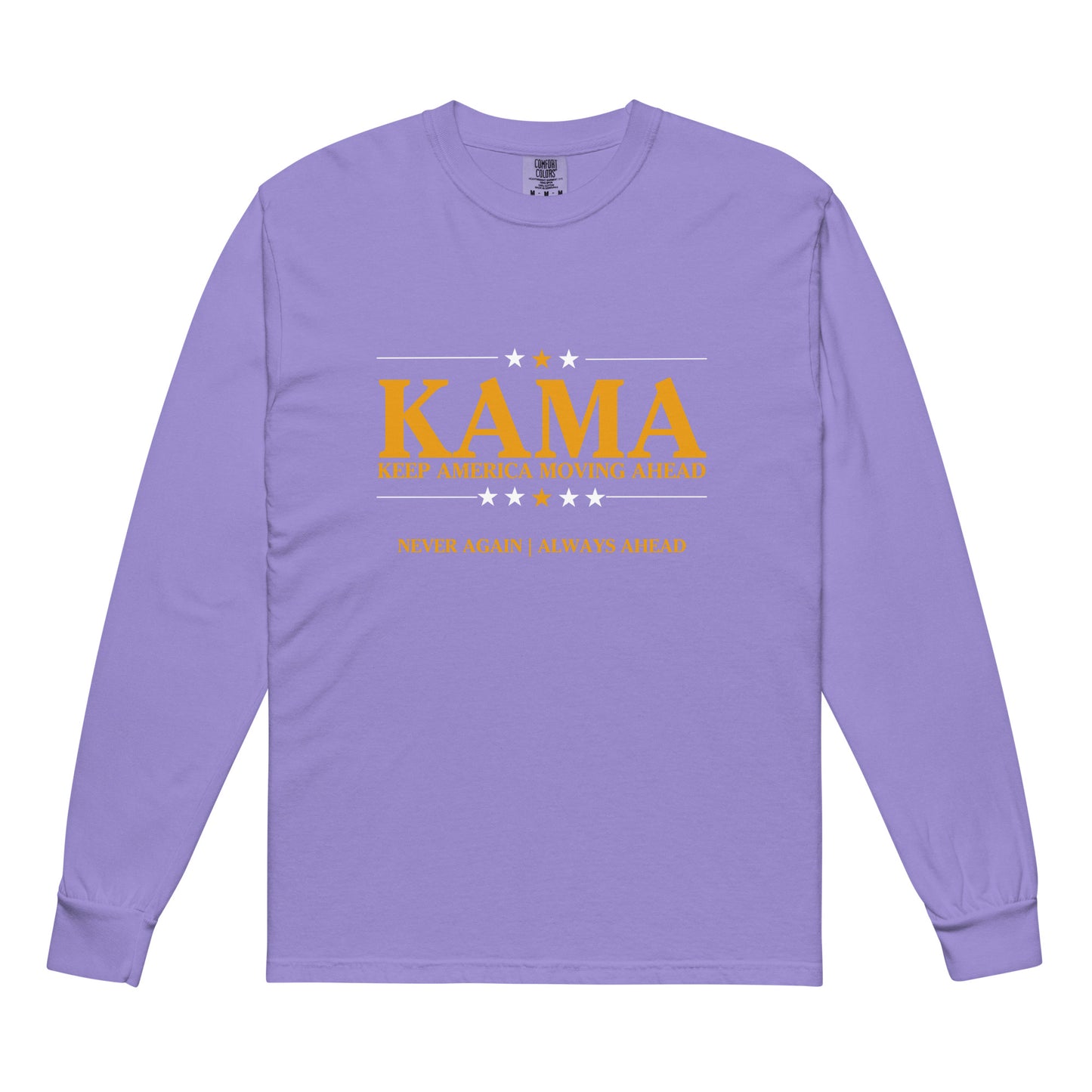 KAMA KEEP AMERICA MOVING AHEAD™ VIOLET LONG SLEEVE SHIRT