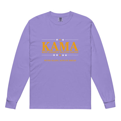 KAMA KEEP AMERICA MOVING AHEAD™ VIOLET LONG SLEEVE SHIRT