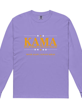 KAMA KEEP AMERICA MOVING AHEAD™ VIOLET LONG SLEEVE SHIRT