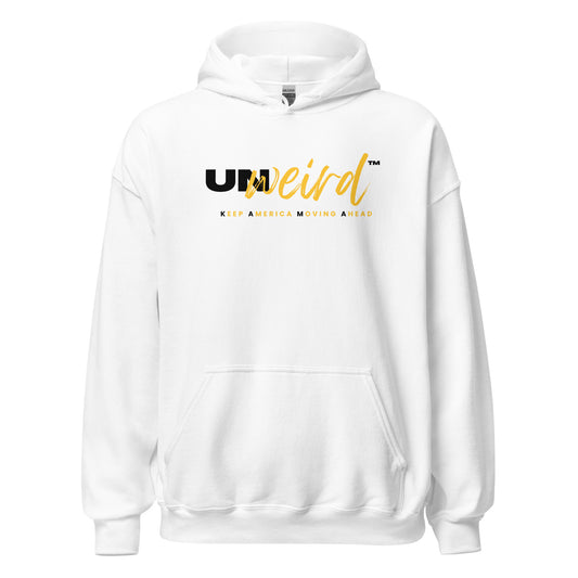 KAMA KEEP AMERICA MOVING AHEAD™ GOLD & BLACK UNWEIRD™ COLLECTION HOODIE