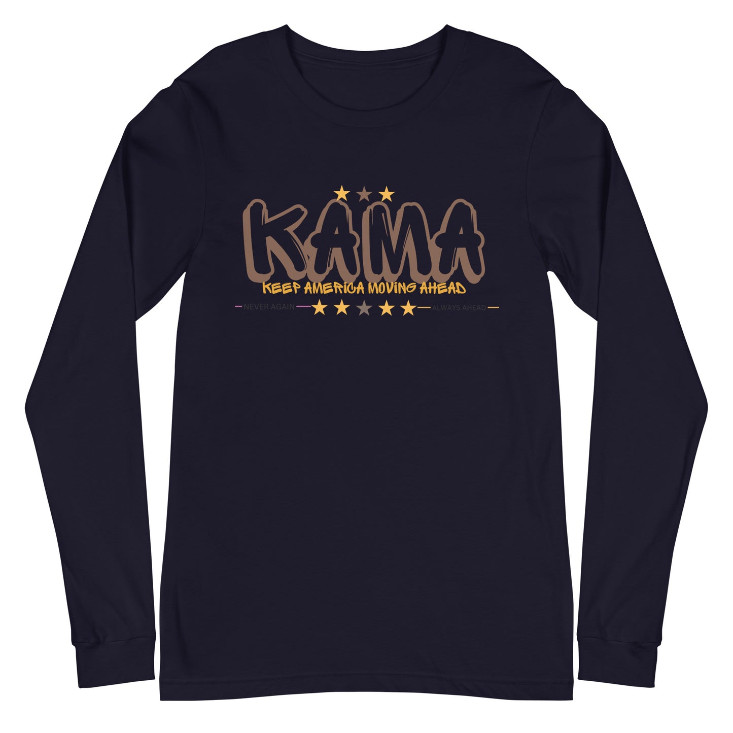 KAMA KEEP AMERICA MOVING AHEAD™ GRAFFITI LONG SLEEVE SHIRT