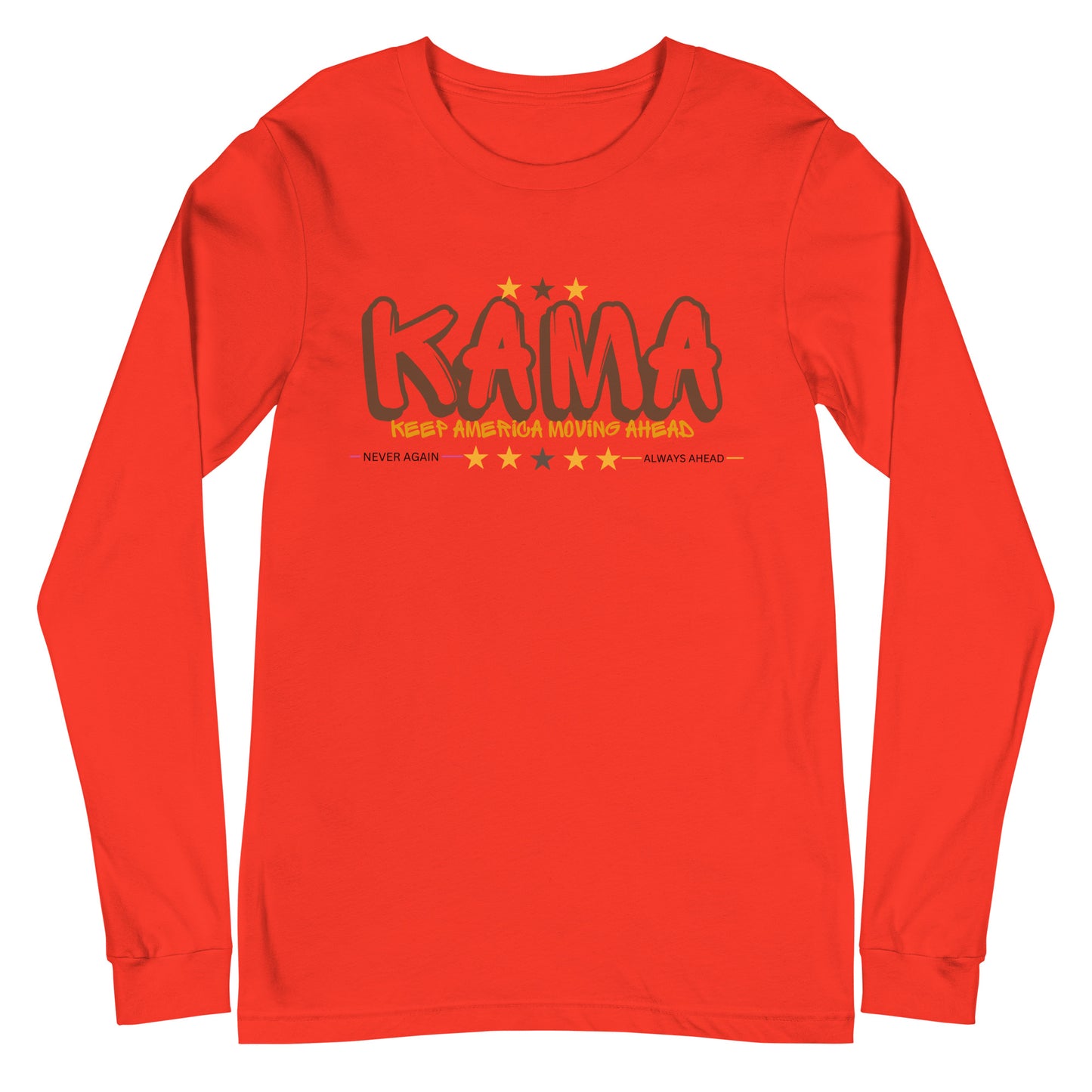 KAMA KEEP AMERICA MOVING AHEAD™ GRAFFITI LONG SLEEVE SHIRT