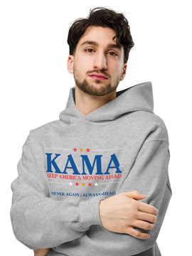 KAMA KEEP AMERICA MOVING AHEAD™ HOODIE - GREY