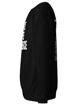 Voice Over Violence  Sweatshirt– White Print