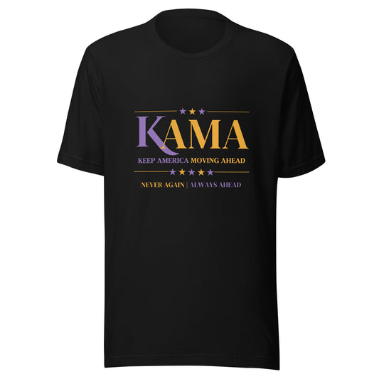 KAMA KEEP AMERICA MOVING AHEAD™ PURPLE & GOLD DIVINE COLLECTION SHIRT