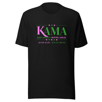 KAMA KEEP AMERICA MOVING AHEAD™ PINK & GREEN DIVINE COLLECTION SHIRT