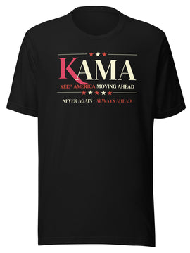 KAMA KEEP AMERICA MOVING AHEAD™ CRIMSON & CREAM DIVINE COLLECTION SHIRT