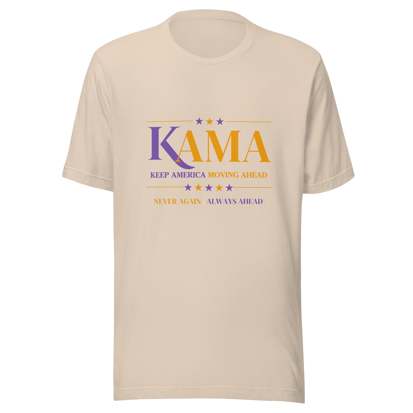 KAMA KEEP AMERICA MOVING AHEAD™ PURPLE & GOLD DIVINE COLLECTION SHIRT