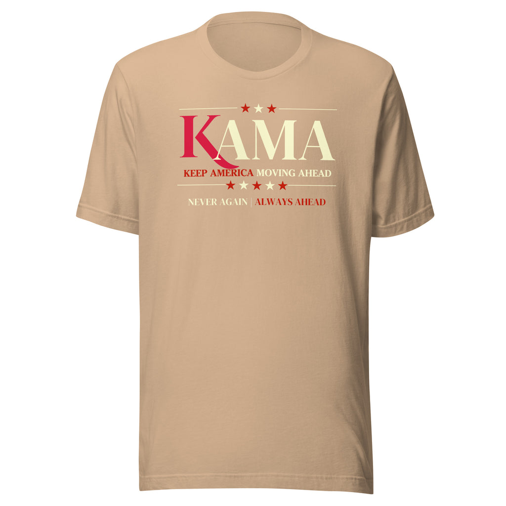KAMA KEEP AMERICA MOVING AHEAD™ CRIMSON & CREAM DIVINE COLLECTION SHIRT