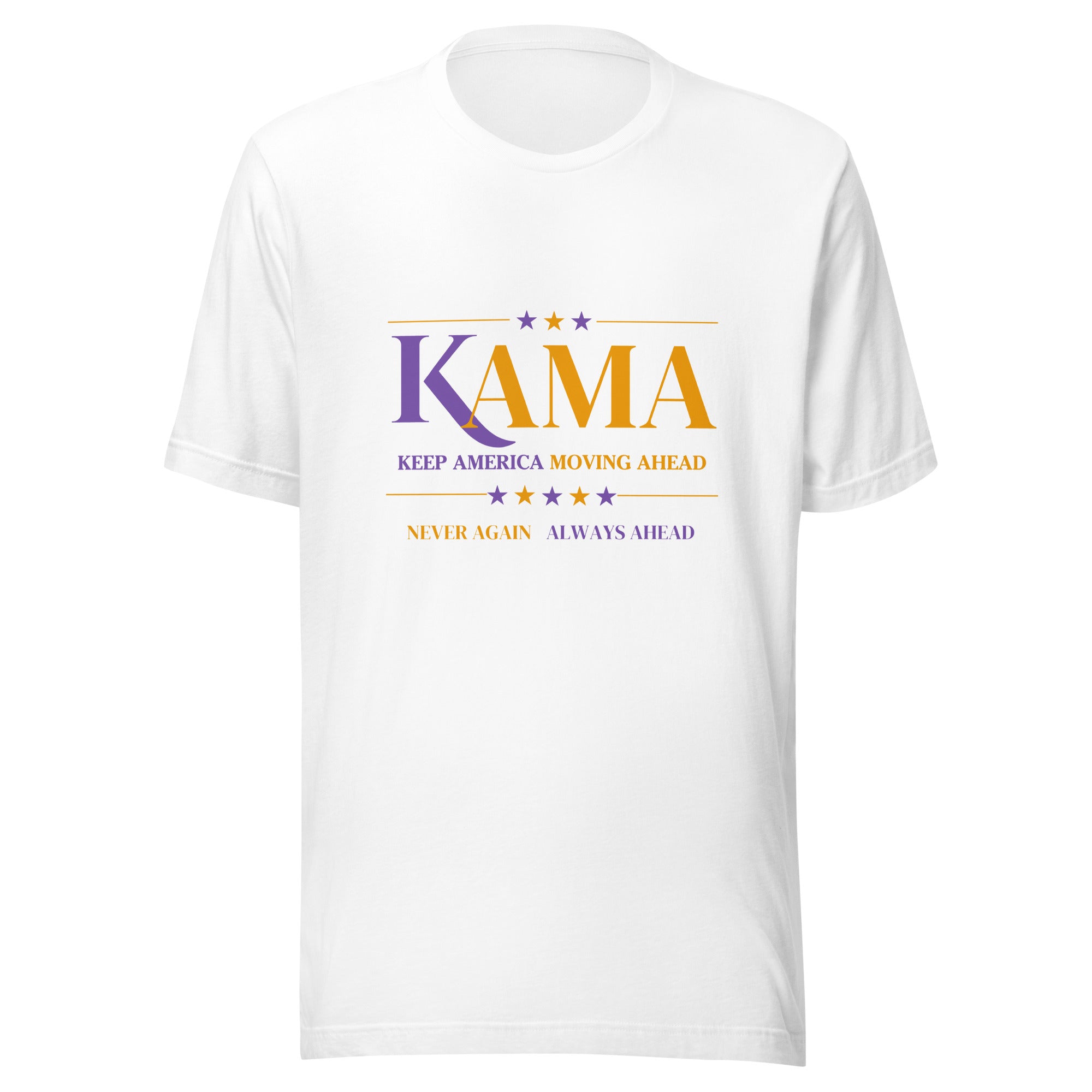 KAMA KEEP AMERICA MOVING AHEAD™ PURPLE & GOLD DIVINE COLLECTION SHIRT