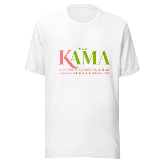 KAMA KEEP AMERICA MOVING AHEAD™ PINK & GREEN SHIRT - ASSORTED SHIRT COLORS