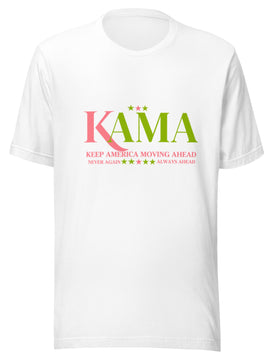 KAMA KEEP AMERICA MOVING AHEAD™ PINK & GREEN SHIRT - ASSORTED SHIRT COLORS