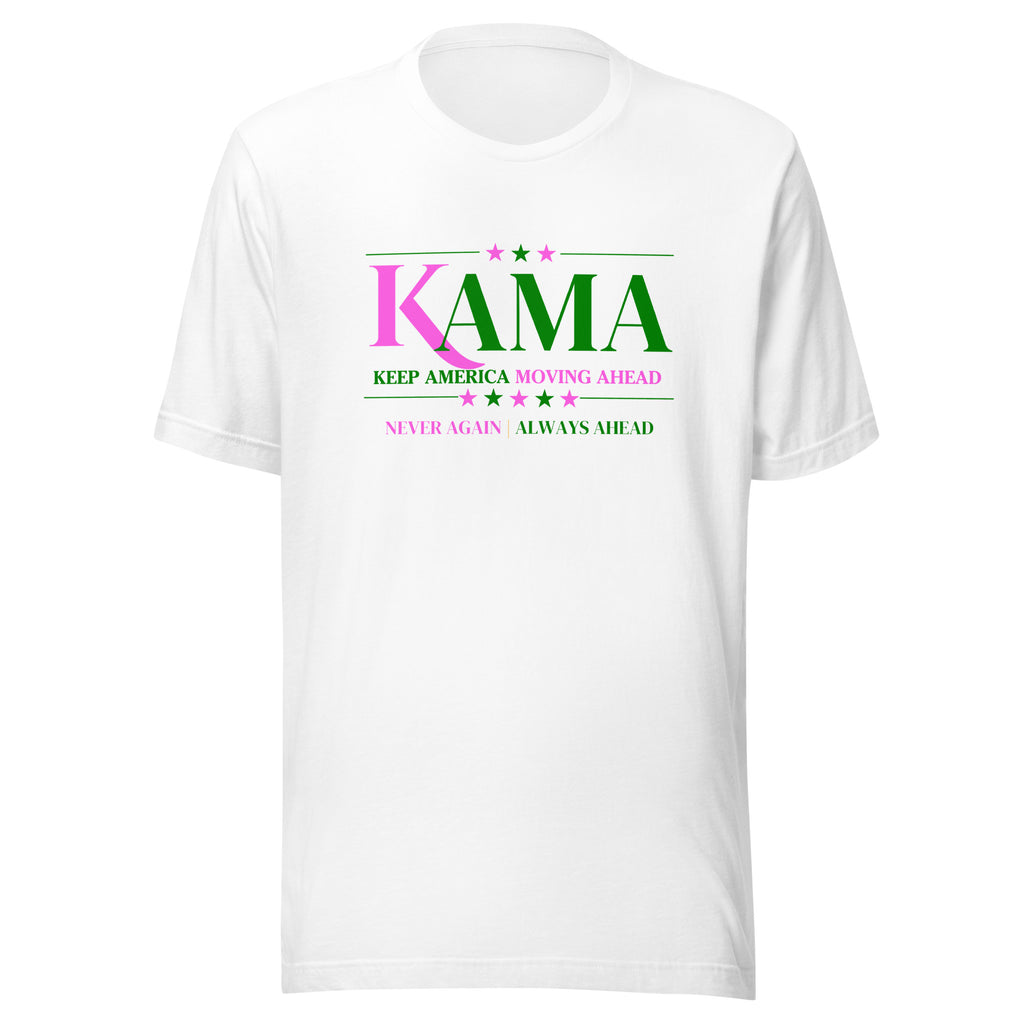 KAMA KEEP AMERICA MOVING AHEAD™ PINK & GREEN DIVINE COLLECTION SHIRT