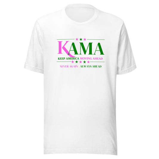 KAMA KEEP AMERICA MOVING AHEAD™ PINK & GREEN DIVINE COLLECTION SHIRT