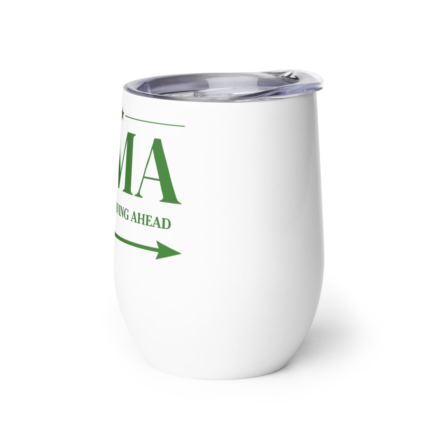 KAMA KEEP AMERICA MOVING AHEAD™ GREEN KAMA WINE TUMBLER